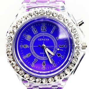 Hot Selling Multicolor LED Fashion Watch Purple